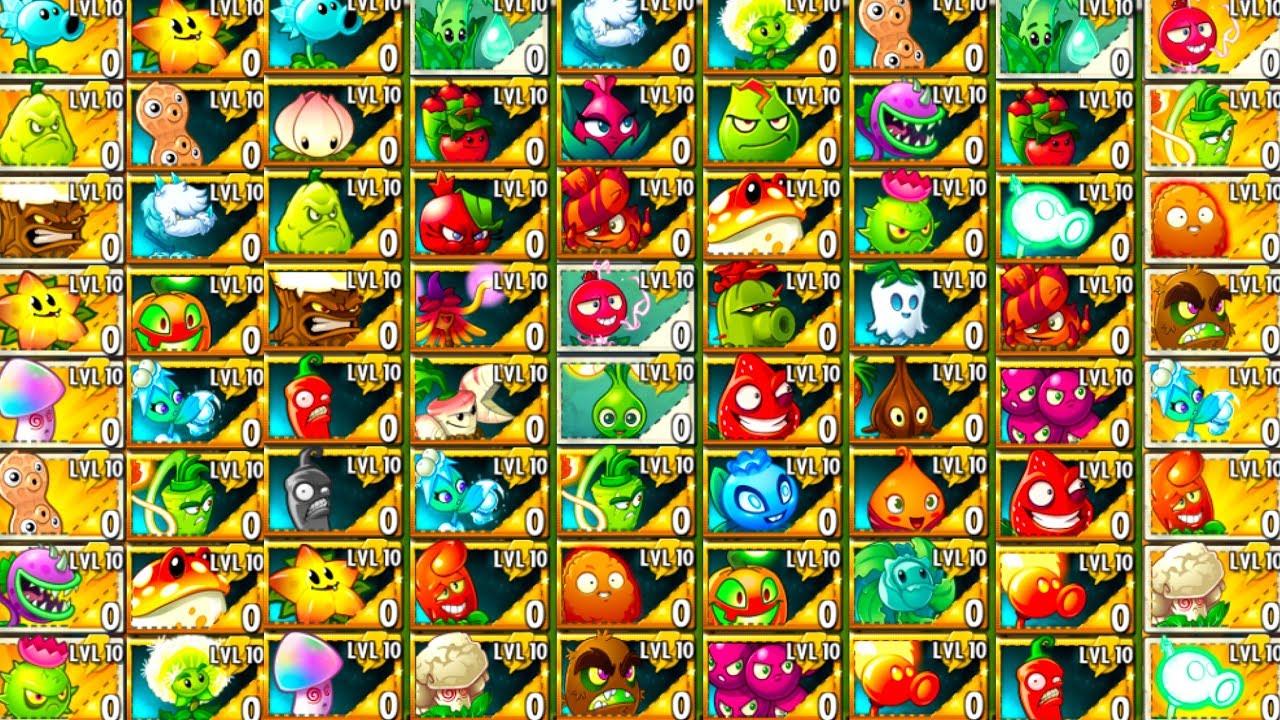 Plants vs. Zombies 2 Game Every Premium Plant Power Up! Mod Primal Walkthrough PVZ 2