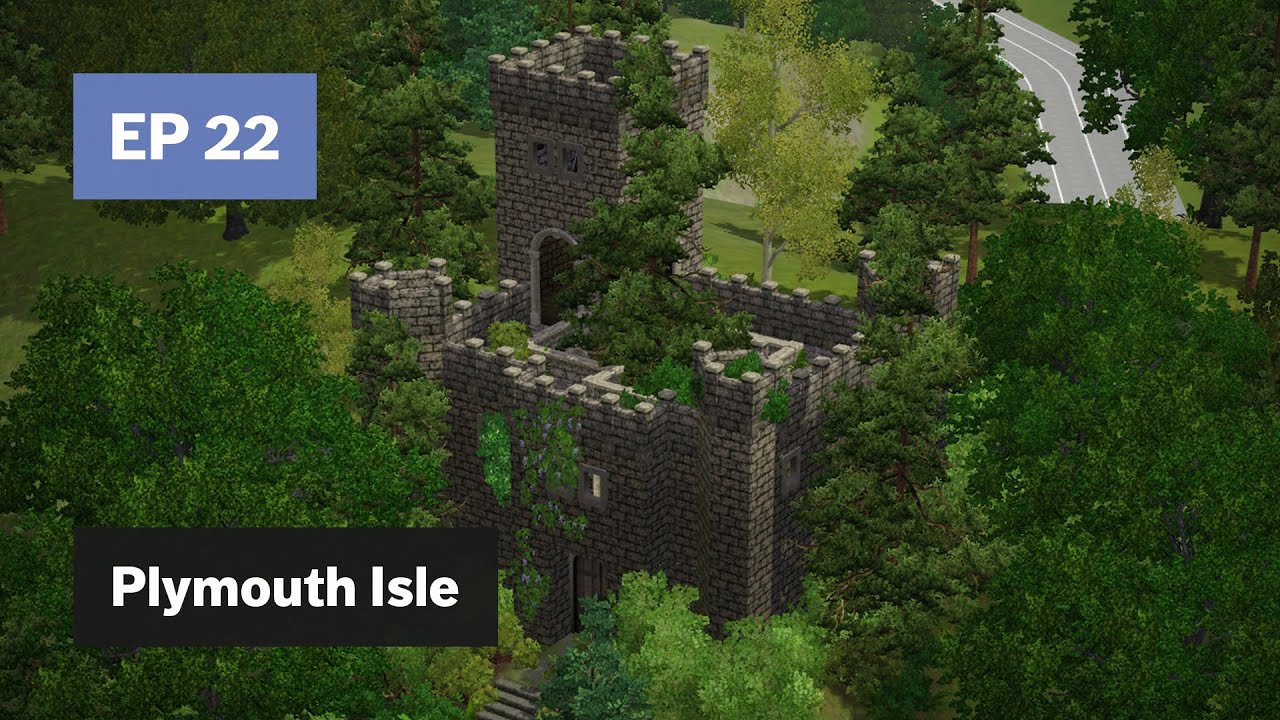 Hillside Fort • Plymouth Isle EP 22 • The Sims 3 Create a World