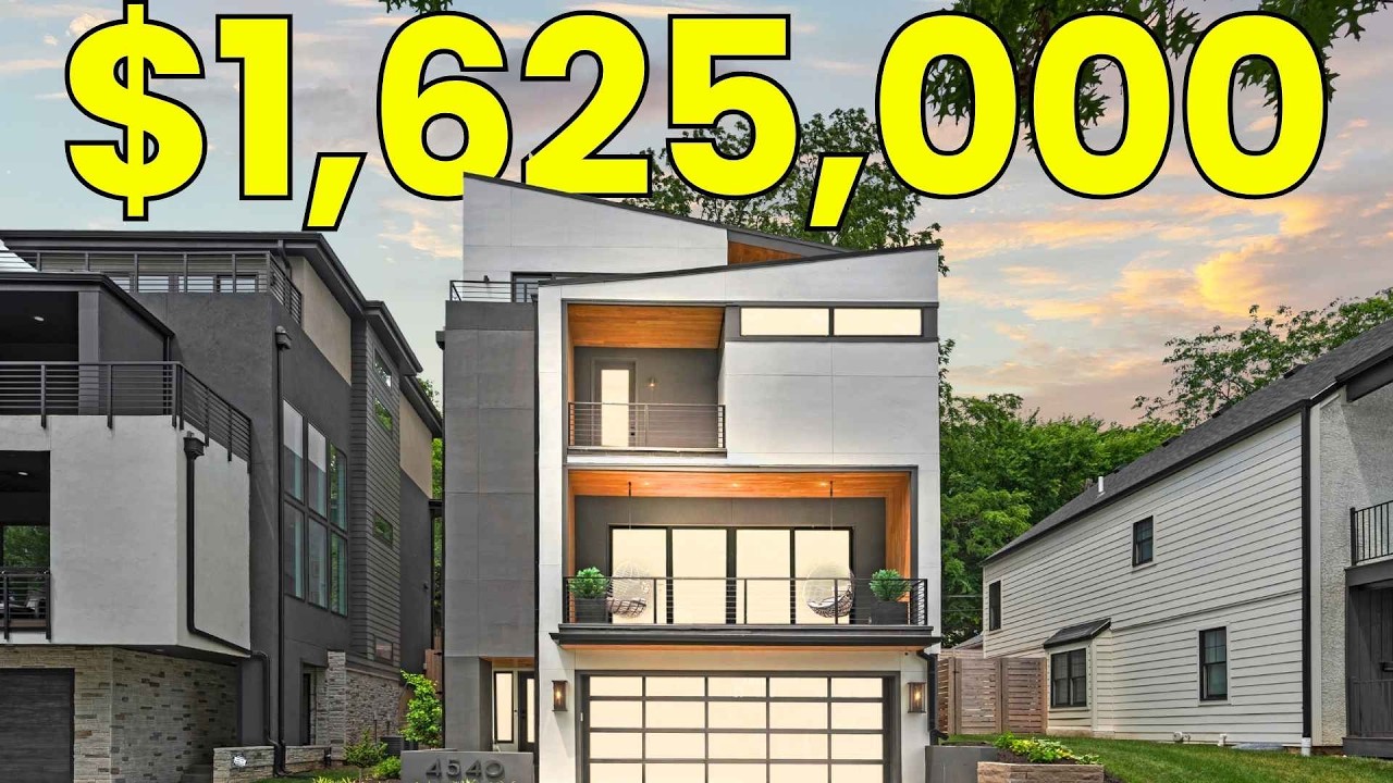 Inside a STUNNING Modern Kansas City Home With Rooftop Terrace!