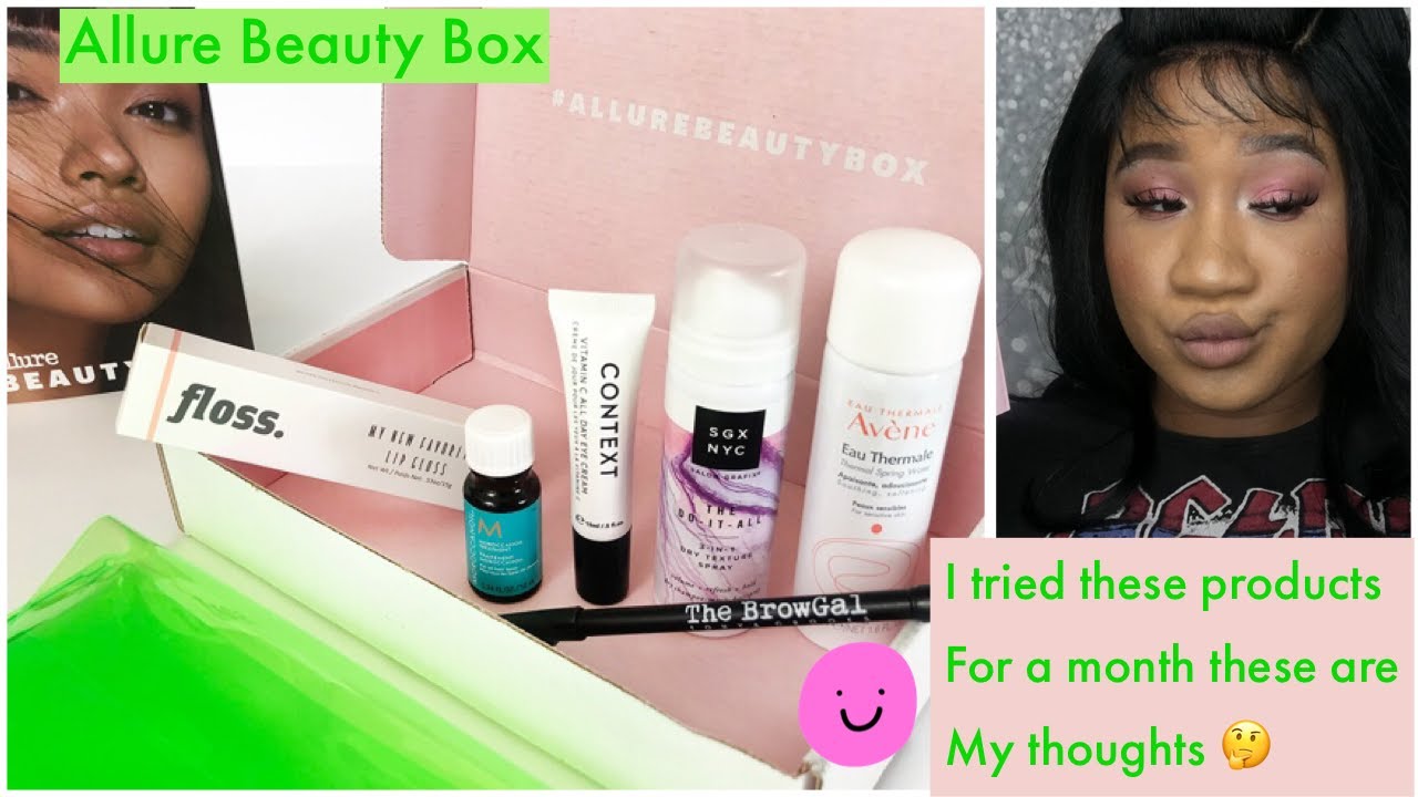 Allure Beauty Box unboxing | I tried the products out for a month and this is what I think 🤔