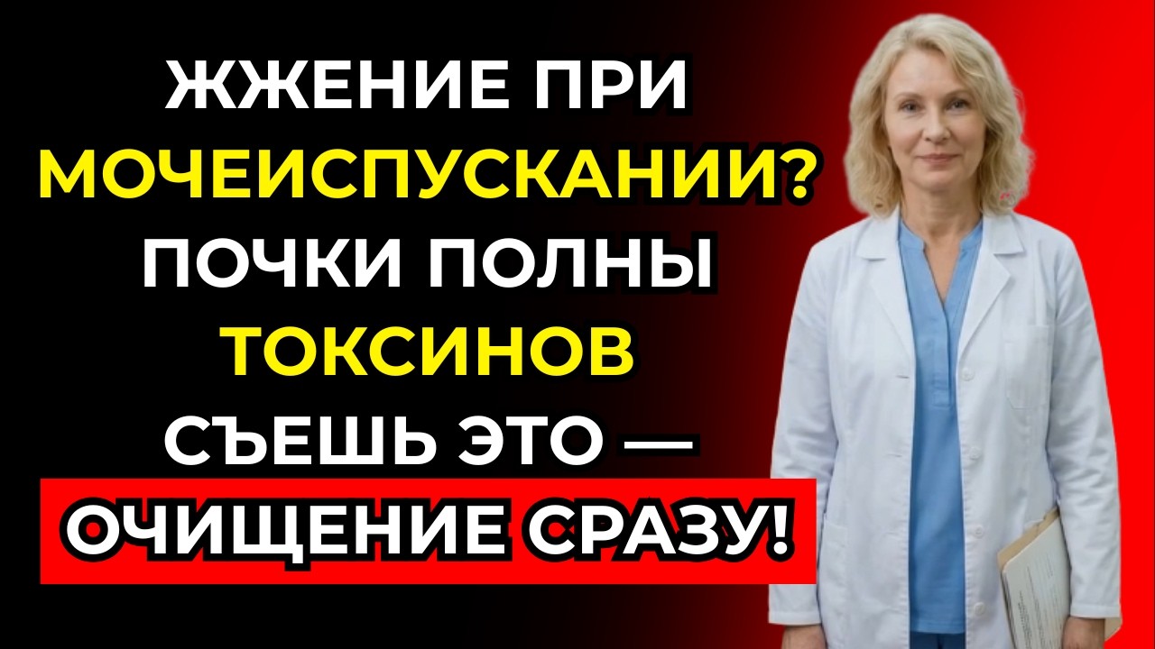 Жжение при мочеиспускании? Врач рассказал, как очистить почки с помощью одного продукта