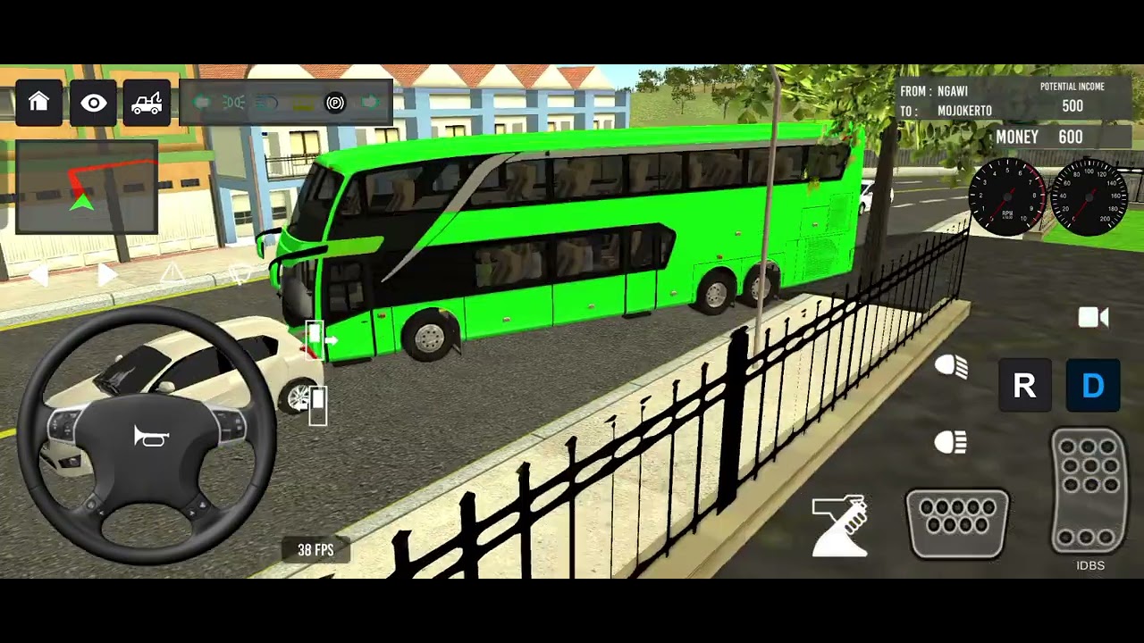 🤫 BUS Simulator indonesia || new euro coach bus simulator indonesia|| new euro trock bus #automobile