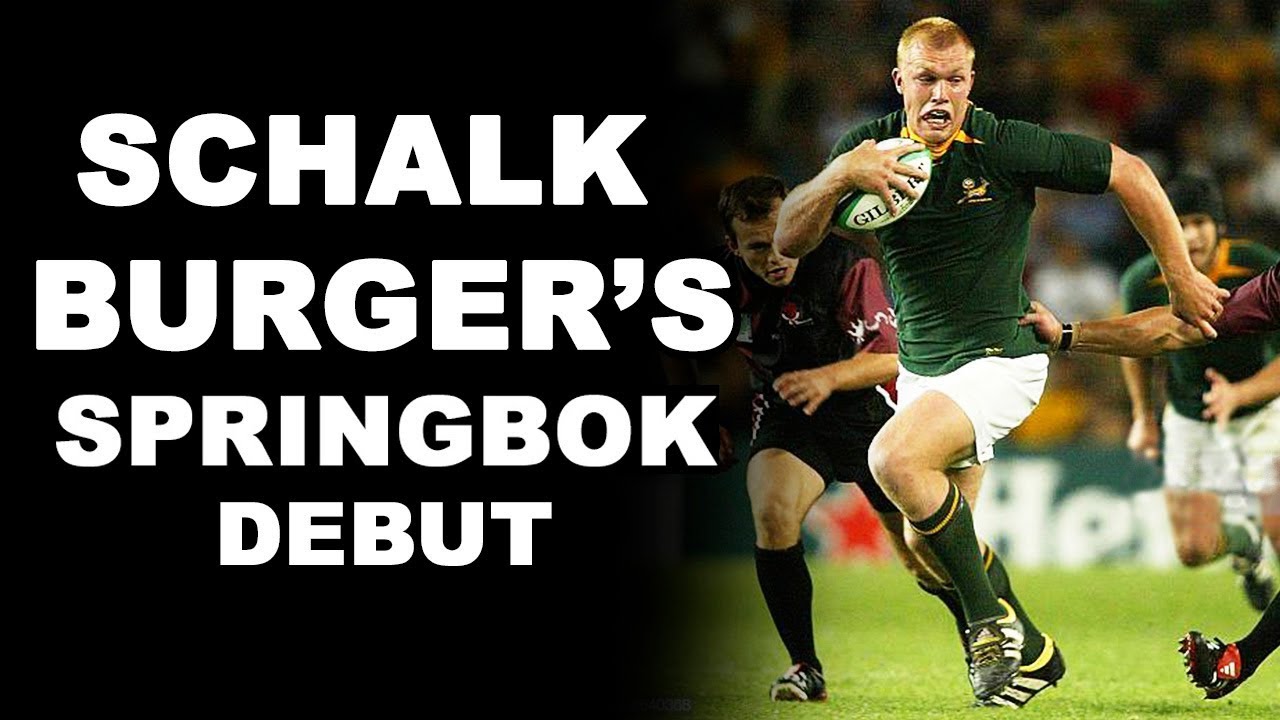 Schalk Burger's Springbok Debut