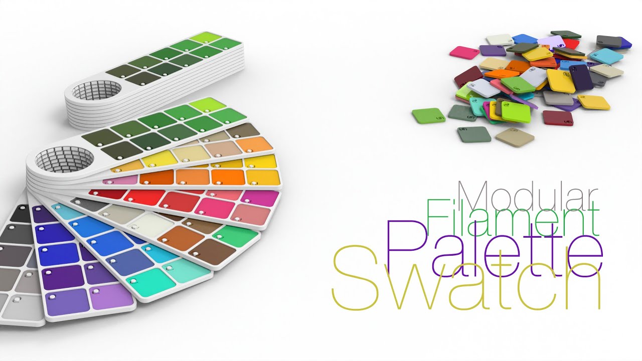 Modular Filament Swatch Palette