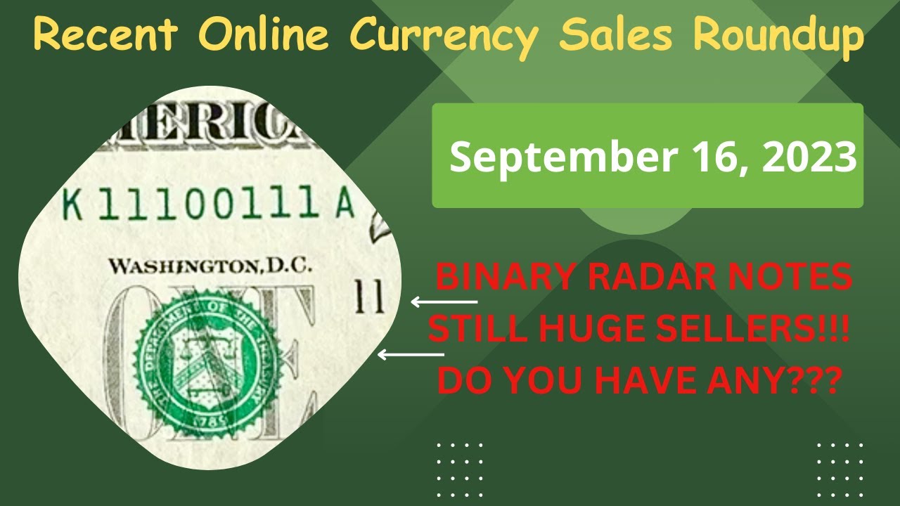 💴 ERUPTING Fancy Serial Number Market For One Dollar Bills — DON’T MISS OUT!!!