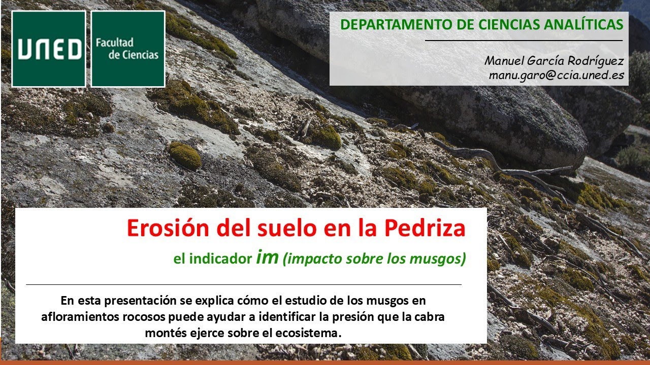 Erosión del suelo en La Pedriza