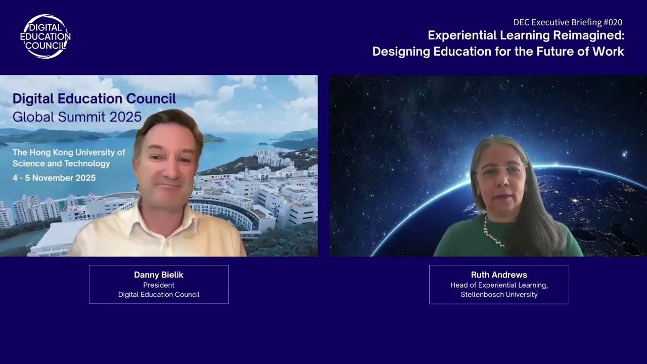 Experiential learning reimagined: Designing education for the future of work