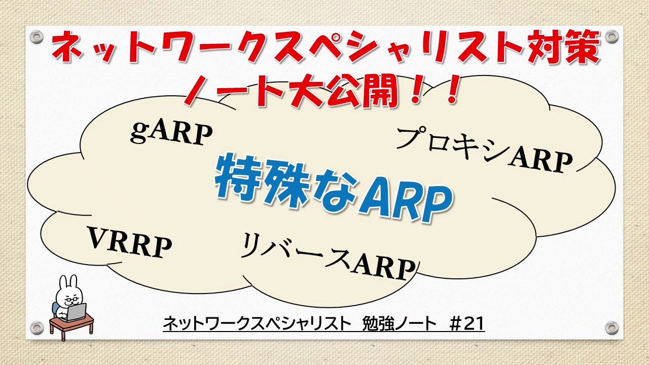 【#22 ネットワーク勉強 ネスペ　CCNA CCNP】特殊なARPってなんだ？