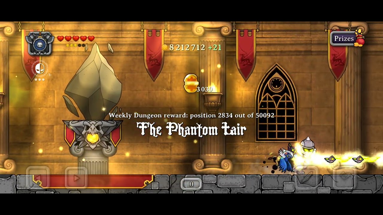 Price room: claim the last weeklydungeon awards The Phantom Lair 🪙 💎