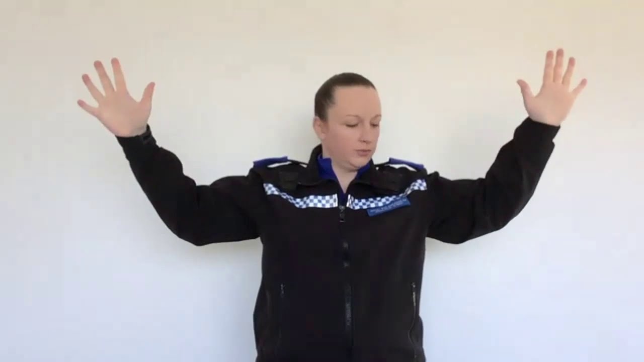 Dyfed Powys Police in a BSL performance of the Welsh National Anthem to celebrate St. David's Day