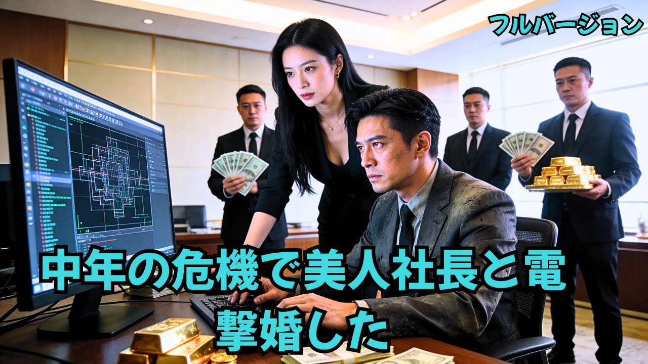 48歳で失職し妻子にも裏切られ、再就職も年齢で断られた。だが私の技量が数千億ドル資産の女性CEOの目に留まり、高給で迎えられ、ついには全財産を賭けて結婚までしてくれた！#241020znA3