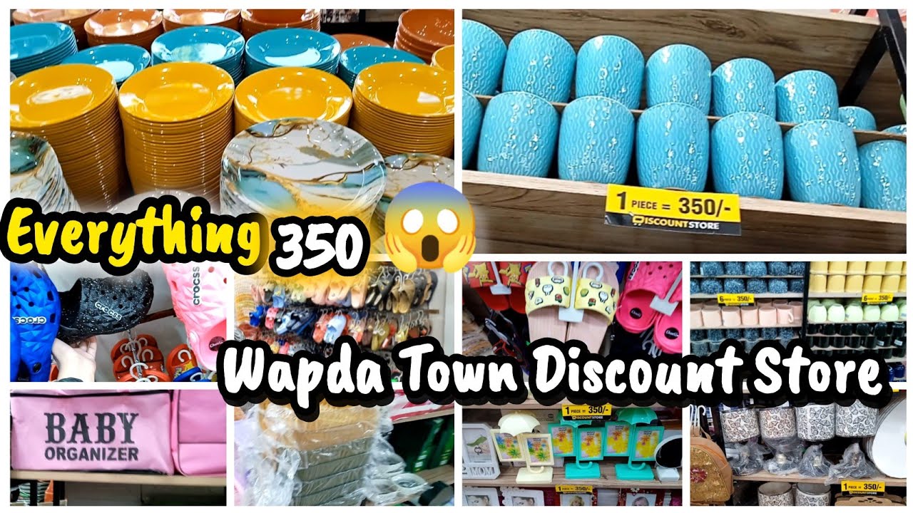 Everything in 350 😱 | Wapda Town Discount Store tour  |discount store | discount store lahore |