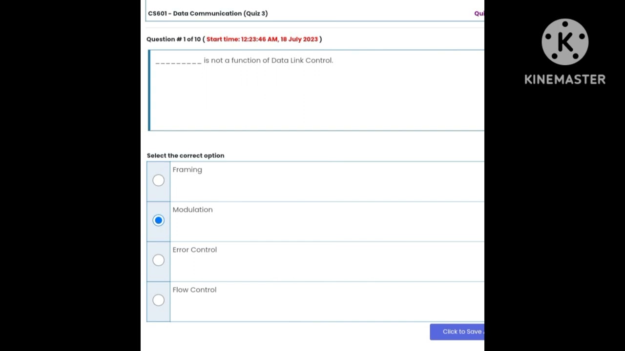 Cs601 quiz # 3 solution 2023