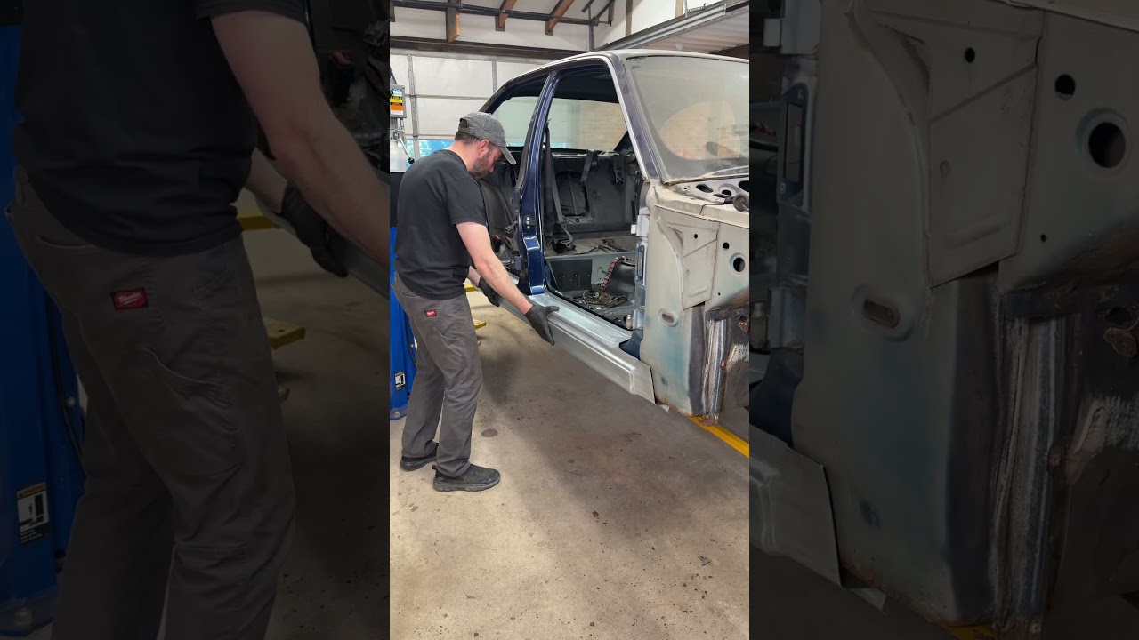 BMW E34 M5 Rocker Panel Removal #bmw #cars #diy #restoration @FridayPartsOfficial