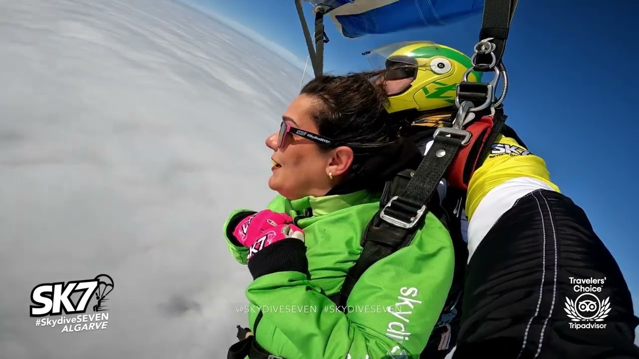 Tandem Skydive Salto de Paraquedas Algarve Maliheh