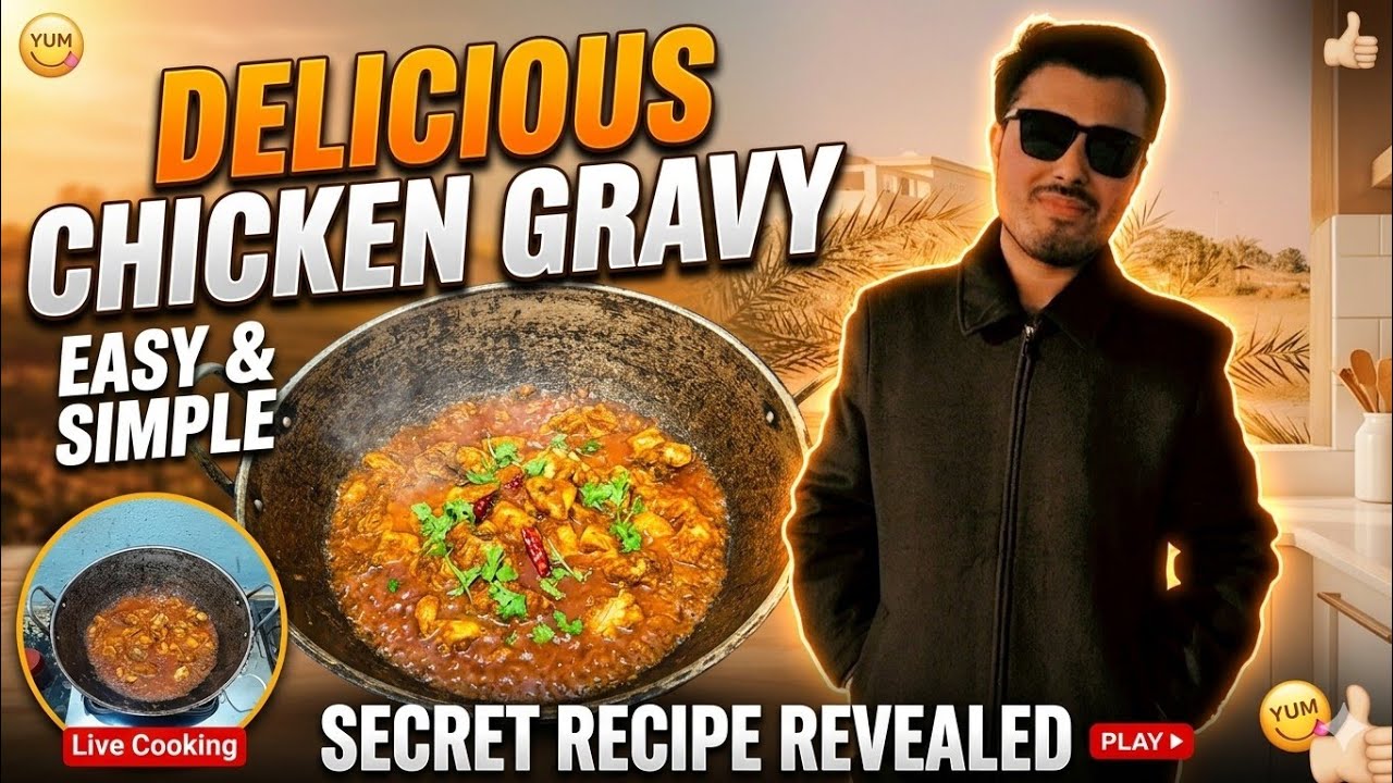 Chicken Gravy || Easy Simple Recepie || Ramzan Special || Abdullah Food World 