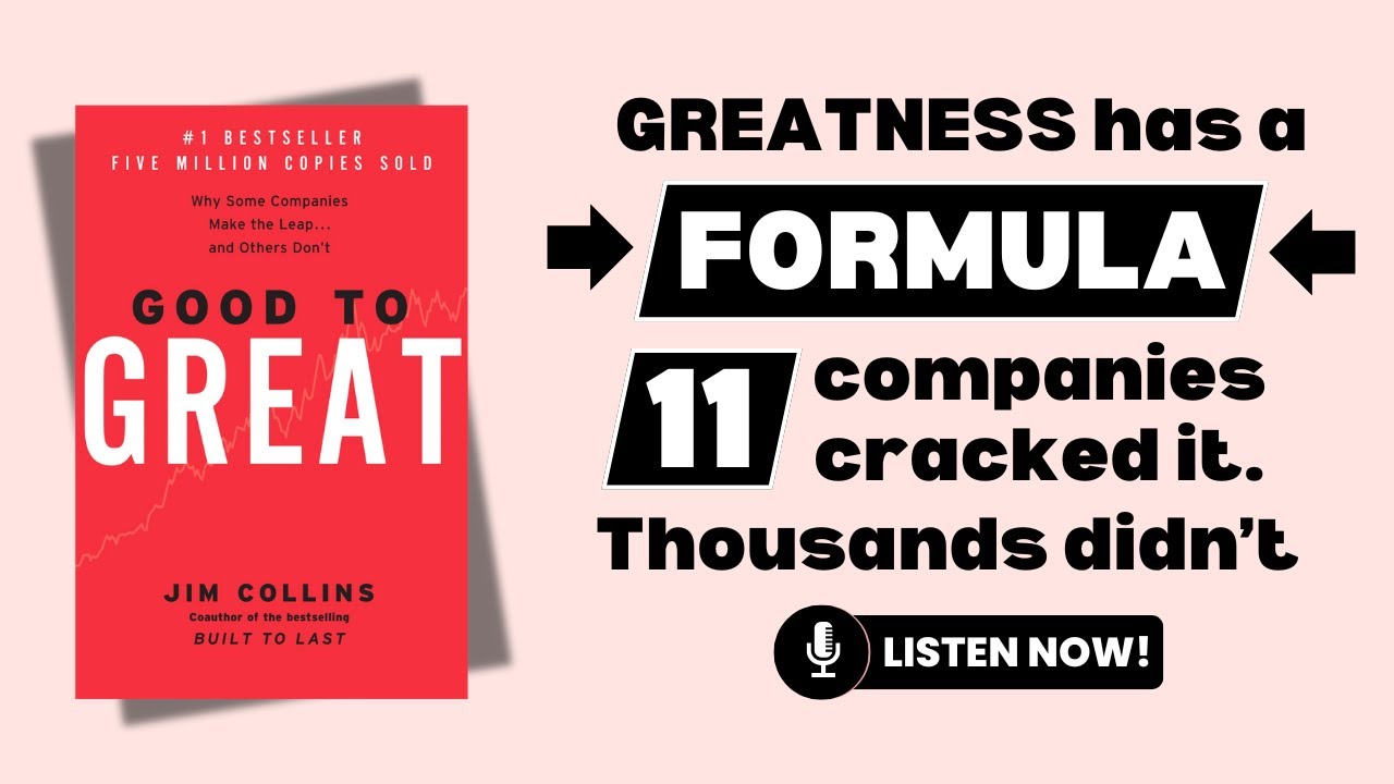 Good to Great AUDIOBOOK by Jim Collins | Latest Edition Business Success Audiobooks