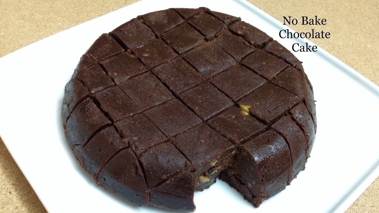 No Bake Chocolate Cake - Easy Oreo Chocolate  Cake -Without Baking