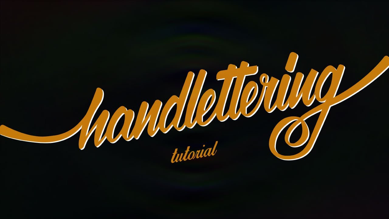 Adobe illustrator Hand Lettering Tutorial | Text vector tracing | Vectorize logo.