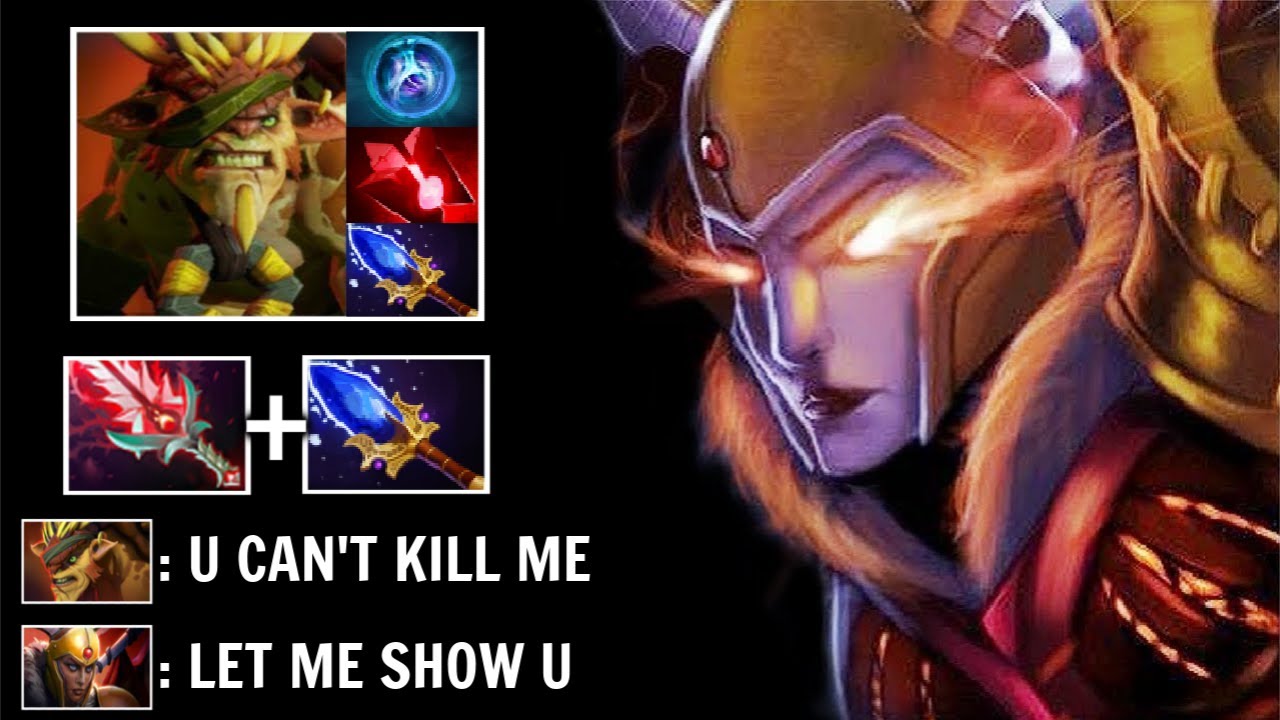 How To Counter Fed Bristleback Scepter + Bloodthorn LC 640 Damage Duel Crazy Late Game Fights Dota 2