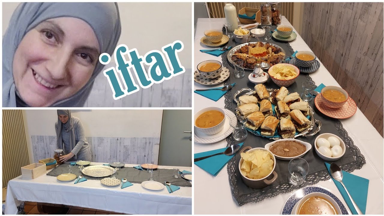 Cómo pongo la mesa en Ramadán y que  comemos para romper el ayuno