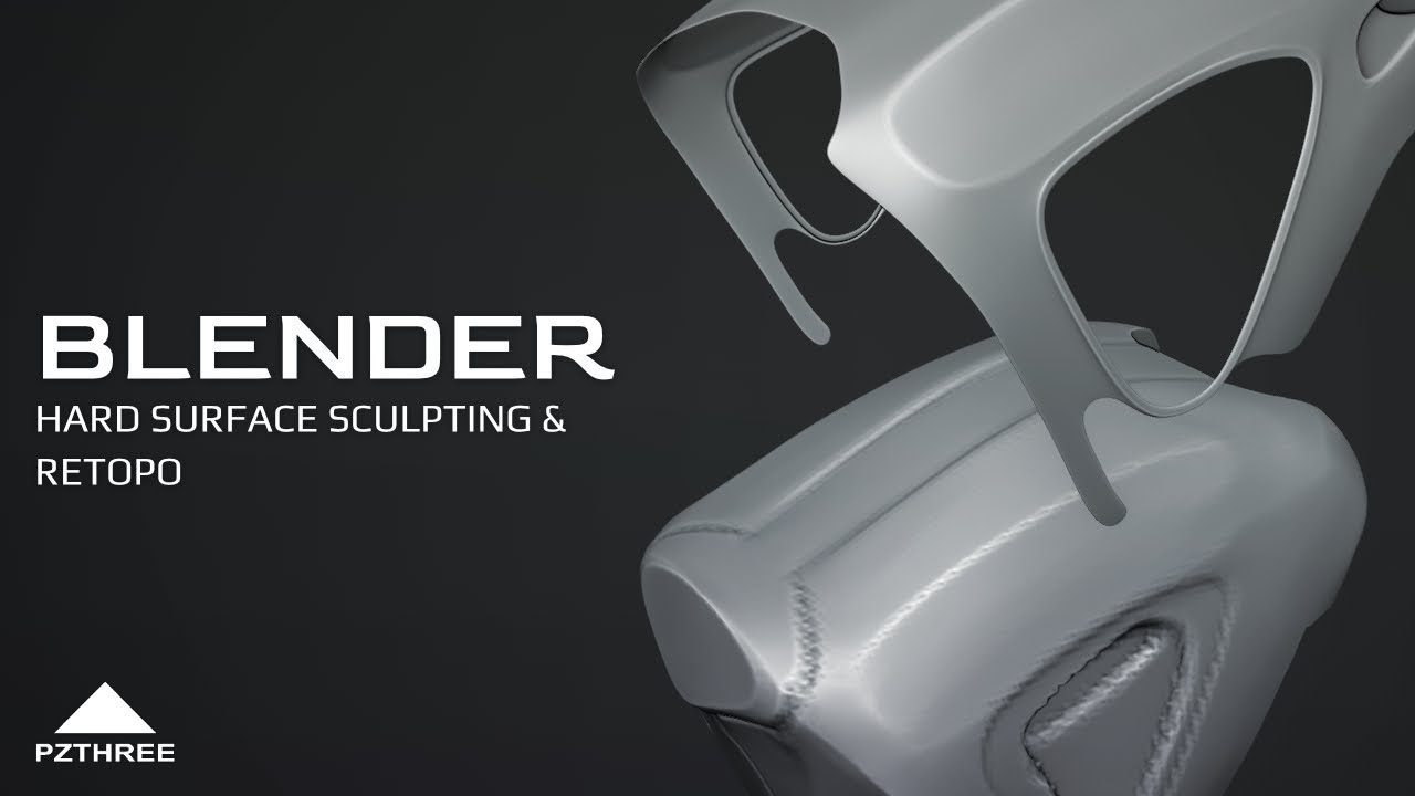 Blender - Hard Surface Sculpting & Retopo