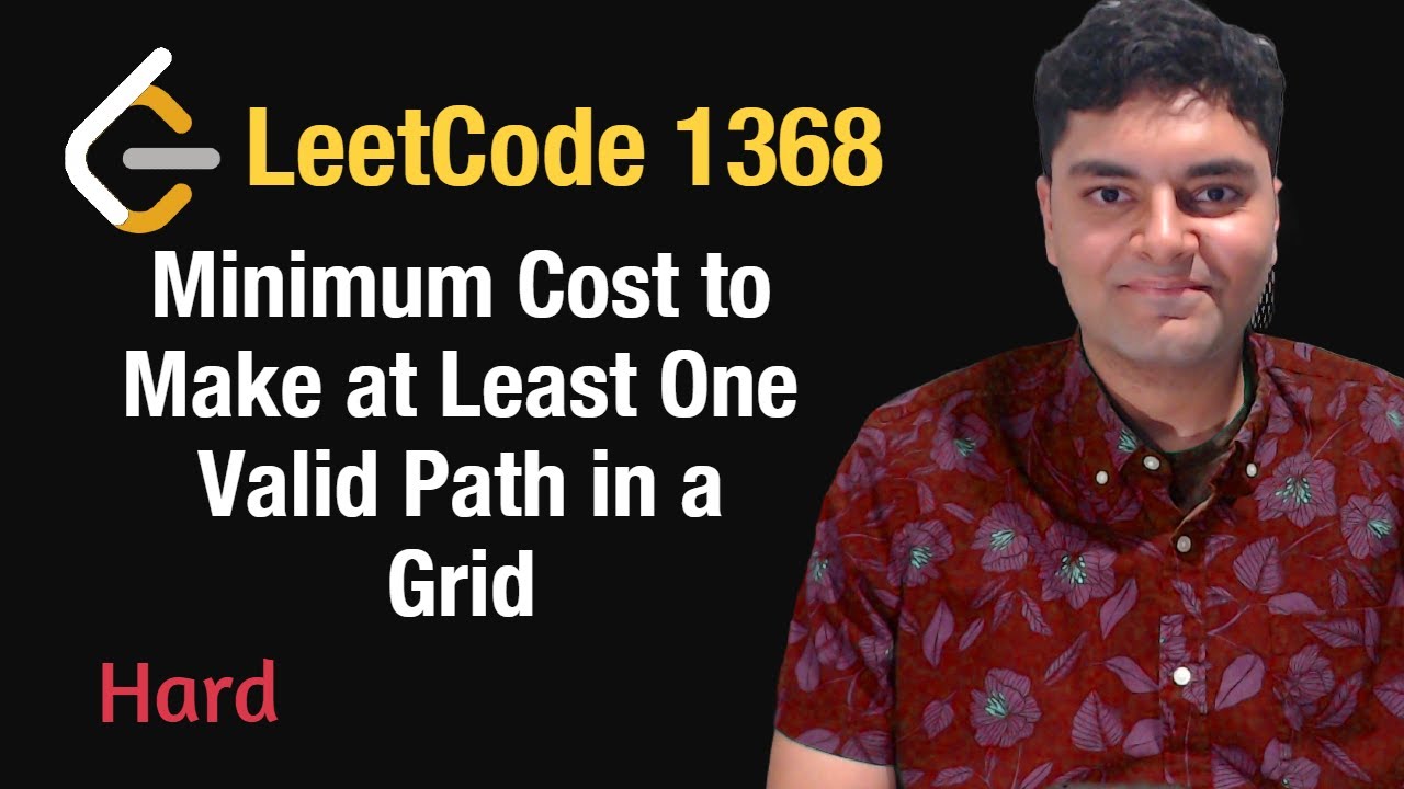 Minimum Cost to Make at Least One Valid Path in a Grid - Leetcode 1368 - Python