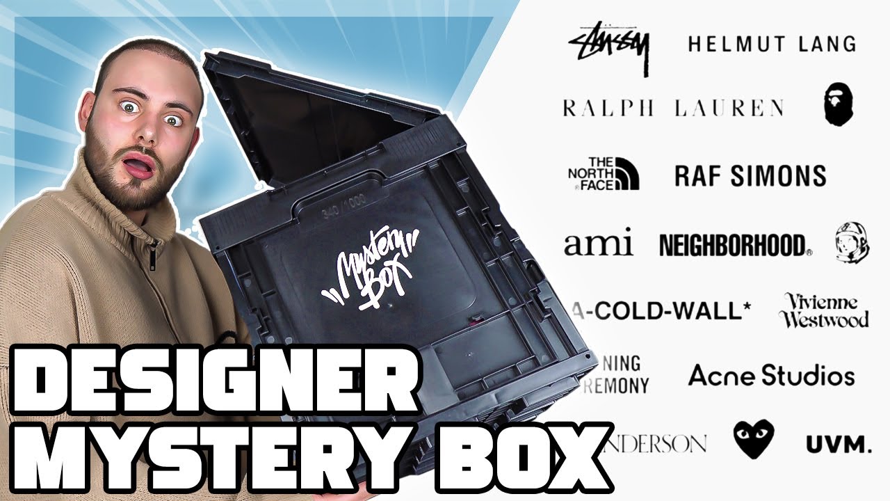 🚨 600&euro; DESIGNER MYSTERY BOX 🛍🎁 - Perfektes Weihnachtsgeschenk f&uuml;r Streetwear-Liebhaber? 🤩 | nickcaoz