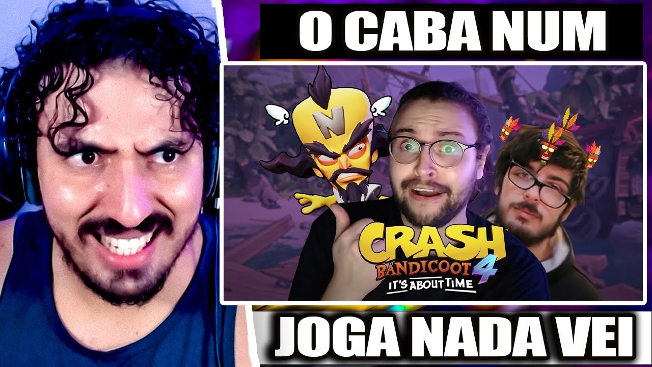 MELHORES MOMENTOS CRASH 4 JF | Leozin React