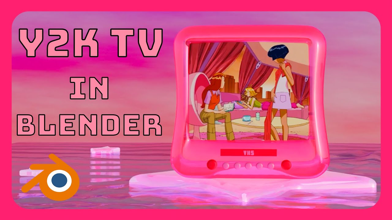 Y2K TV Blender Tutorial