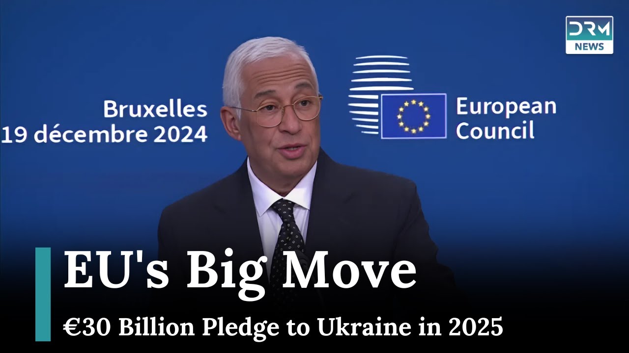 EU Announces &euro;30 Billion Financial Support to Ukraine in 2025 Amid Ongoing Conflict | AH1G
