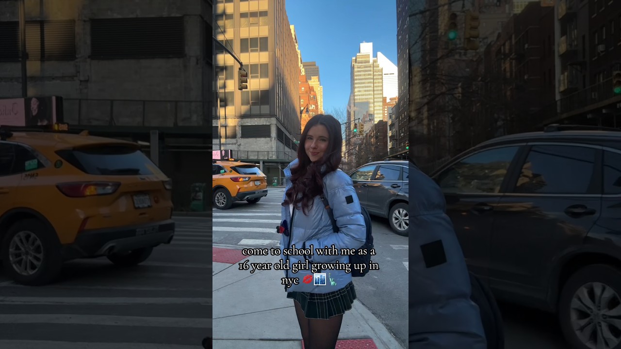 Going to School in NYC at 16 🏙️ | Day in My Life #shorts #schoolvlog #nyc #teenlife #teenagers #usa