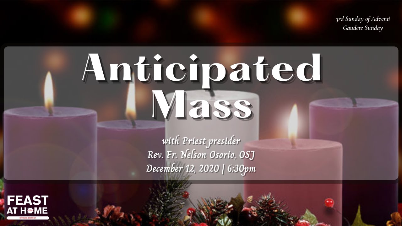 Anticipated Sunday Mass