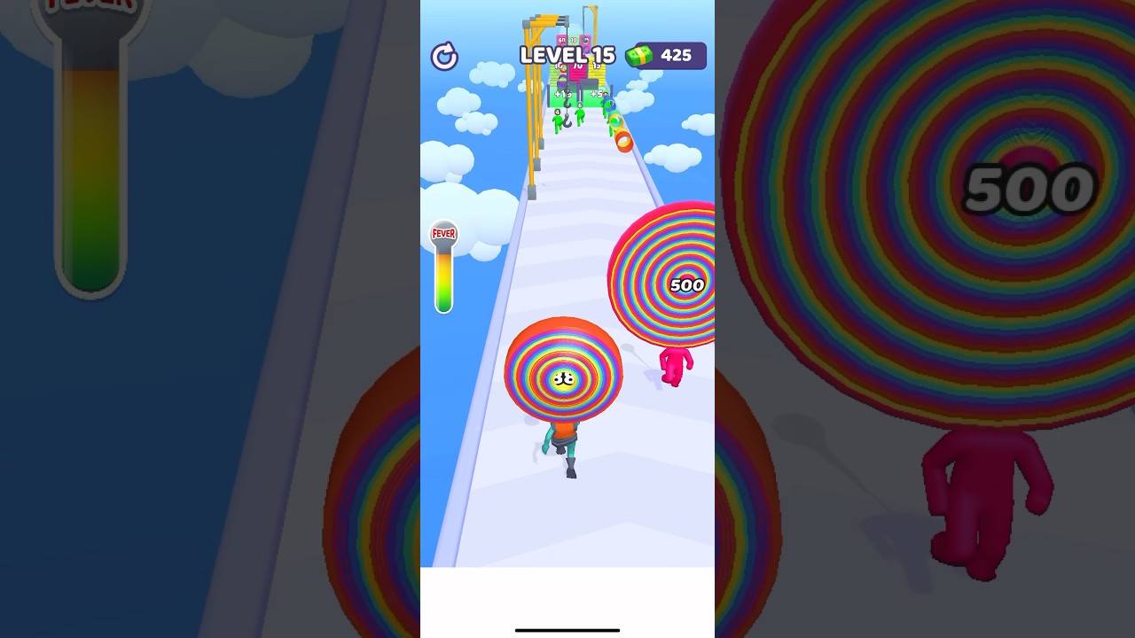 LAYER MAN 3D -Gameplay iOS, Android Walkthrough Pro Game Mobile (Level Up Big Head Man Run)