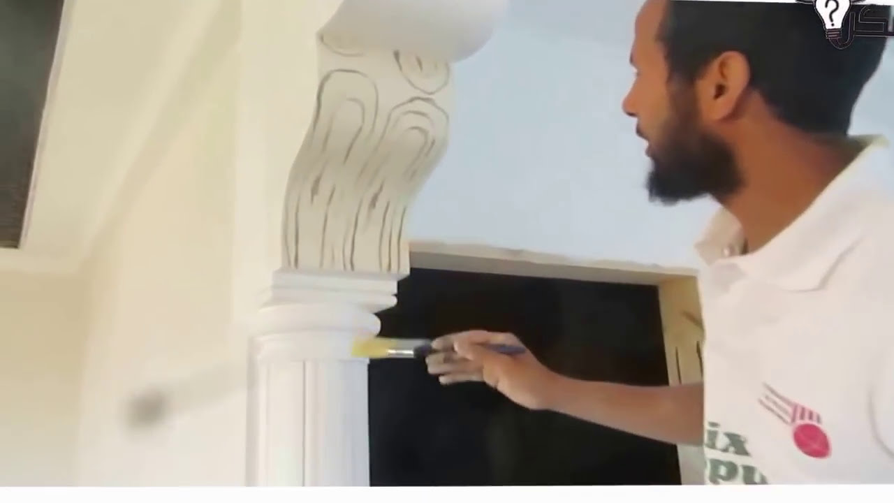 اسهل طريقة عمل ديكور شبيه بالخشب (الحلقة 3)