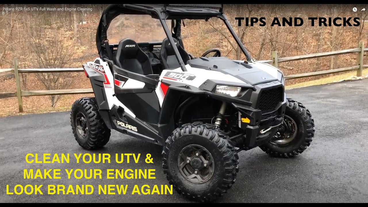 Полная мойка и чистка двигателя Polaris RZR SxS UTV