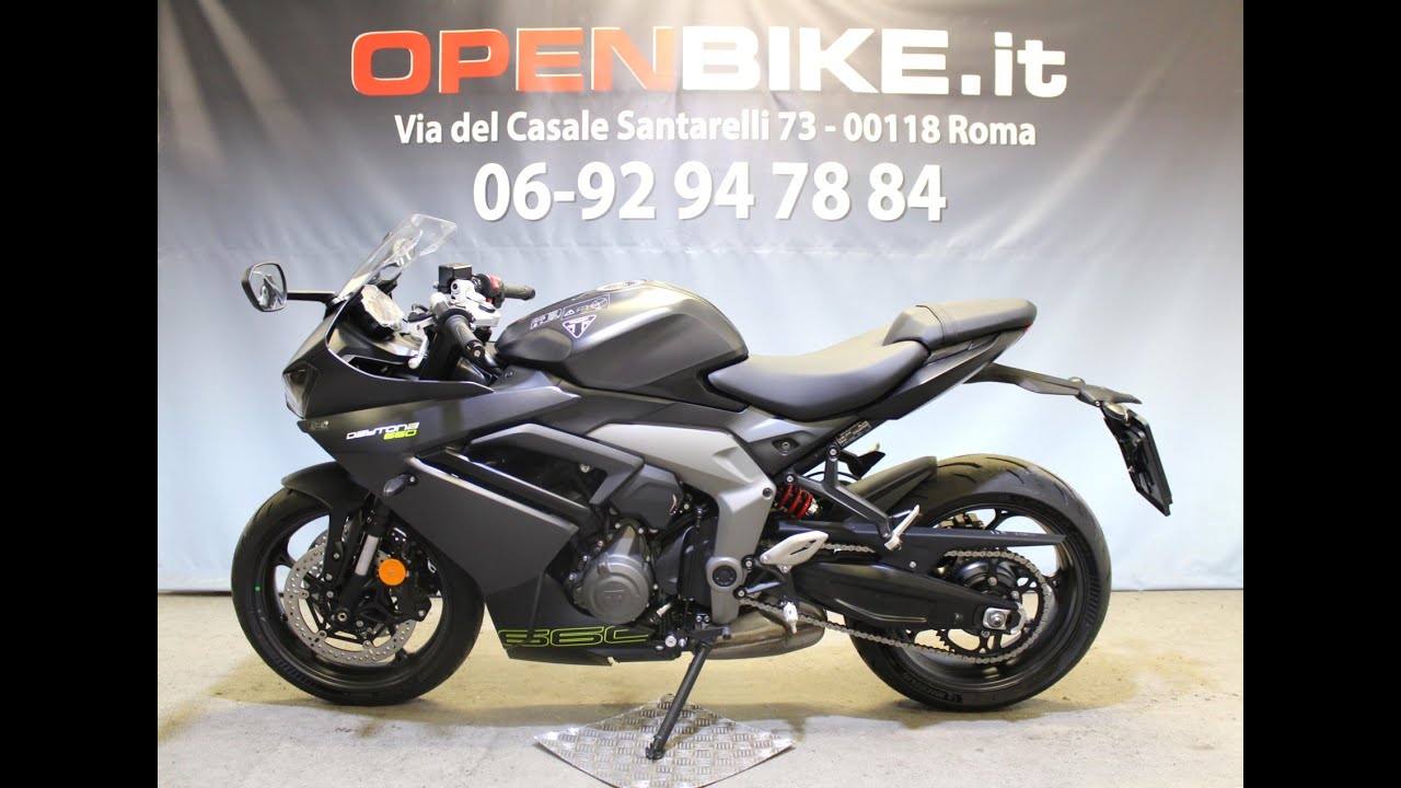 Triumph Daytona 660 Euro 5+ Anno 01/2026 km 0 - www.openbike.it