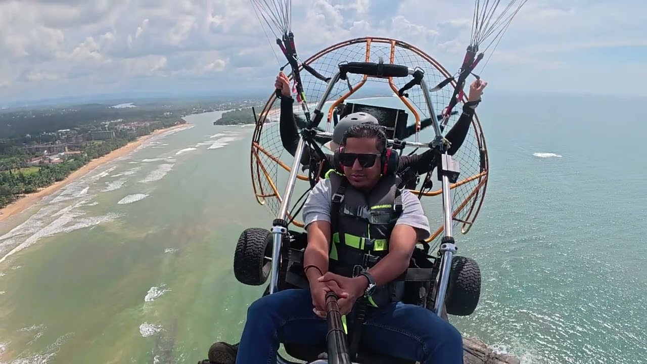 Para motoring in betota srilanka 1000 feet above the sea 