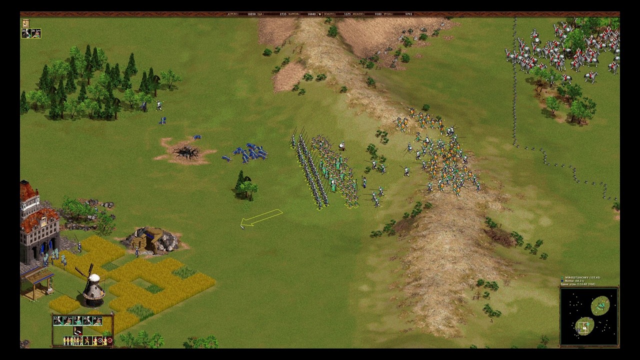 Cossacks: Back to War | 1 vs 1 Normal AI - The Challenge Begins! (4K UHD)