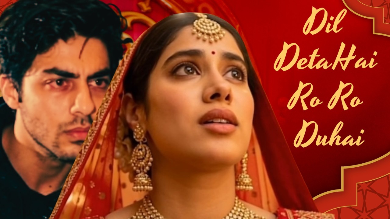 Dil Deta Hai Ro Ro Duhai | Aryan Khan & Janhvi Kapoor | Heart Touching Sad Hindi Romantic Song