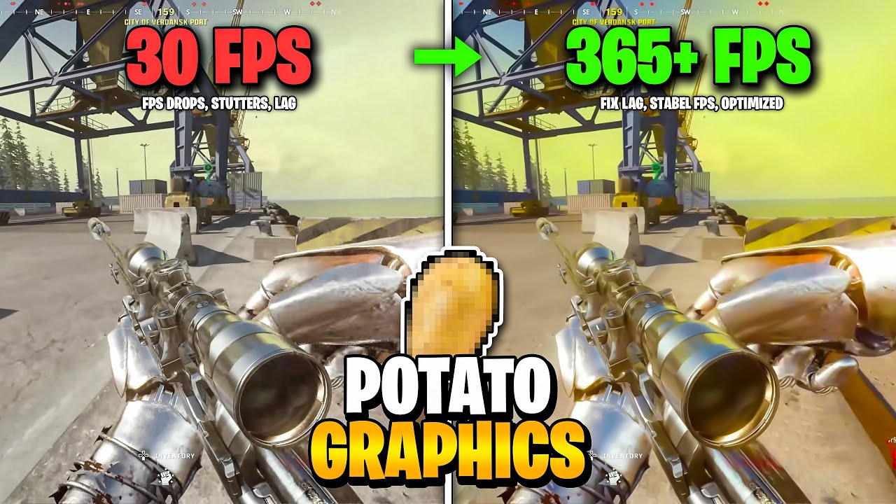 How To Get Potato Graphics in COD Warzone PC! (Max FPS + 0 Input Delay) Best For Low-End PC