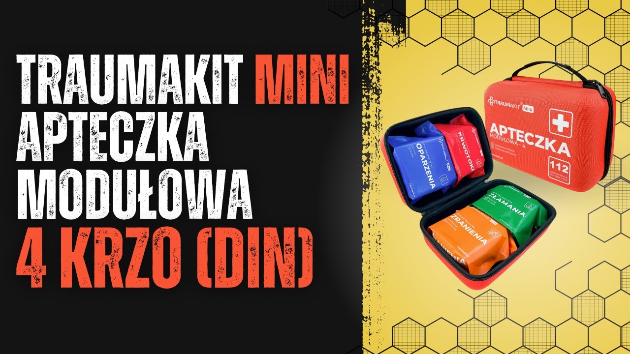TRAUMAKIT Mini Apteczka Modułowa 4 KRZO (DIN)