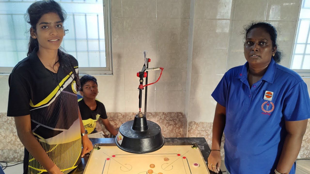 CARROM FINALS | Khazima vs Parimala Devi Chennai district carrom tournament #carrom #carromunlimited