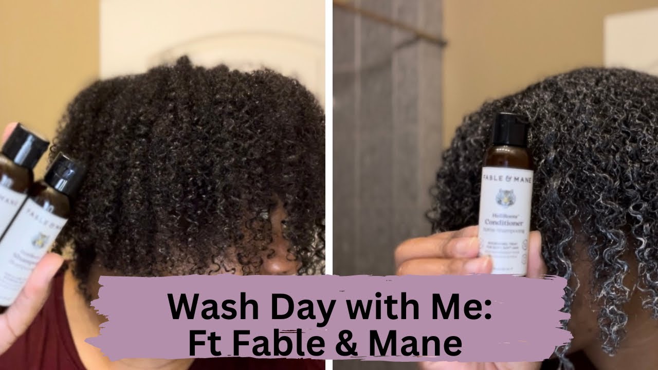 Wash With Me: featuring Fable and Mane  Holiroots Shampoo/ Conditioner & Cooling Scalp Mud Mask