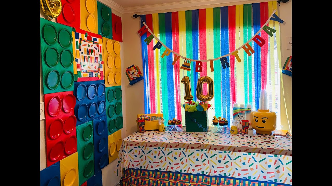 DIY LEGO PARTY DECORATIONS