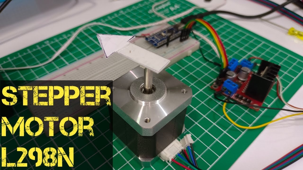 BELAJAR ARDUINO #98 - Stepper Motor Dan Driver L298n