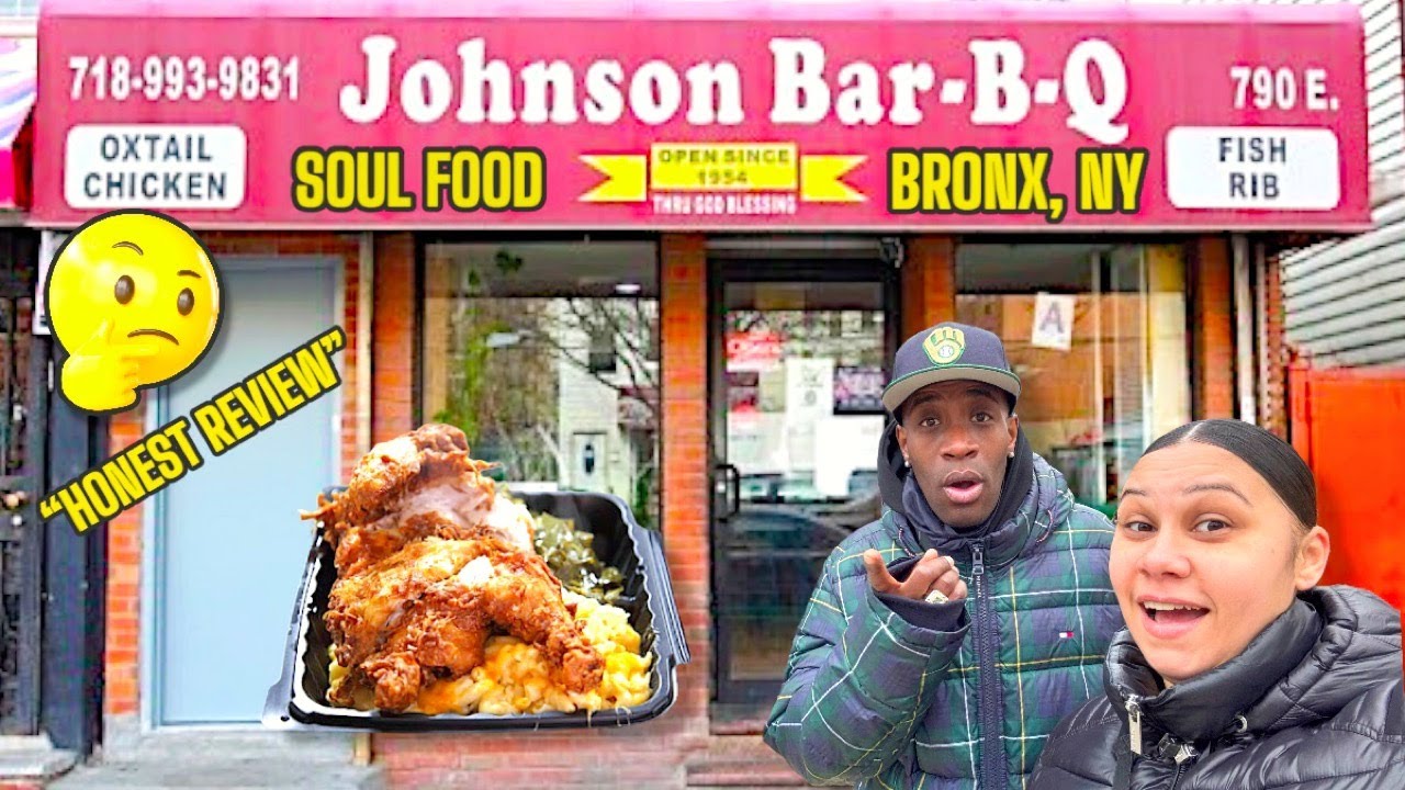 DELICIOUS Food Review Of Johnson Bar-B-Q In The Bronx