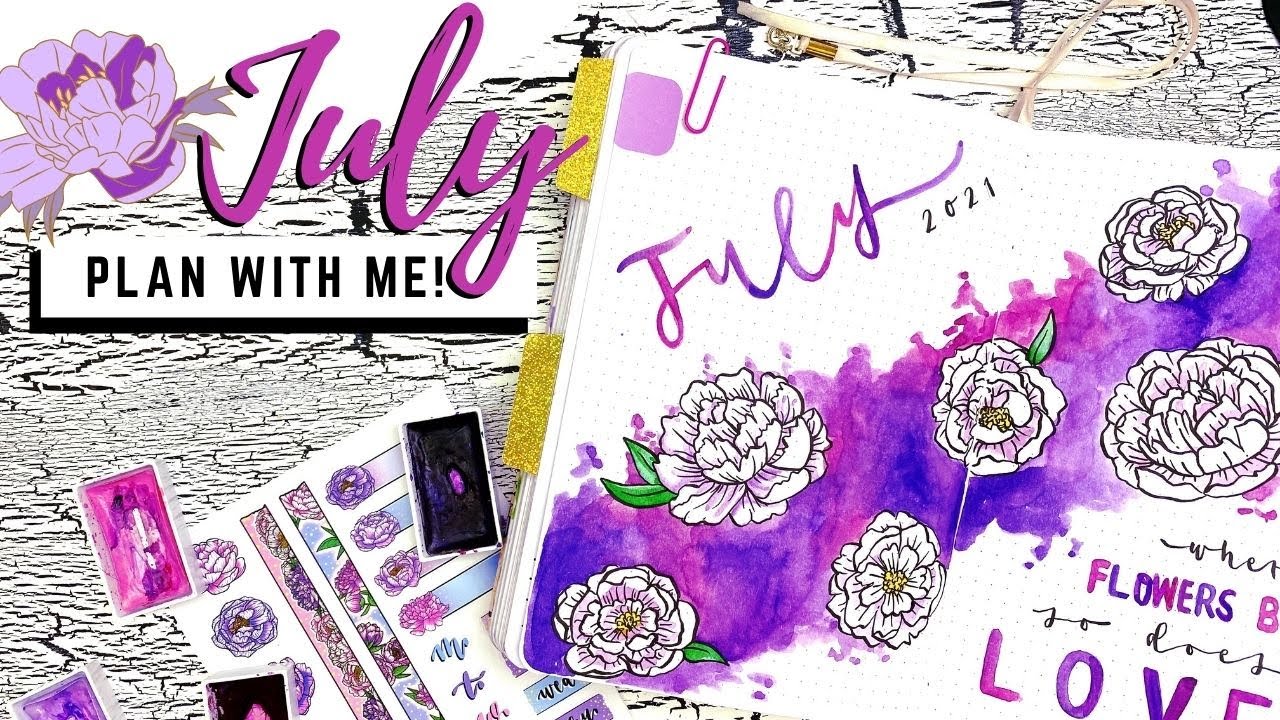 PLAN WITH ME!! || July 2021 Bullet Journal Setup