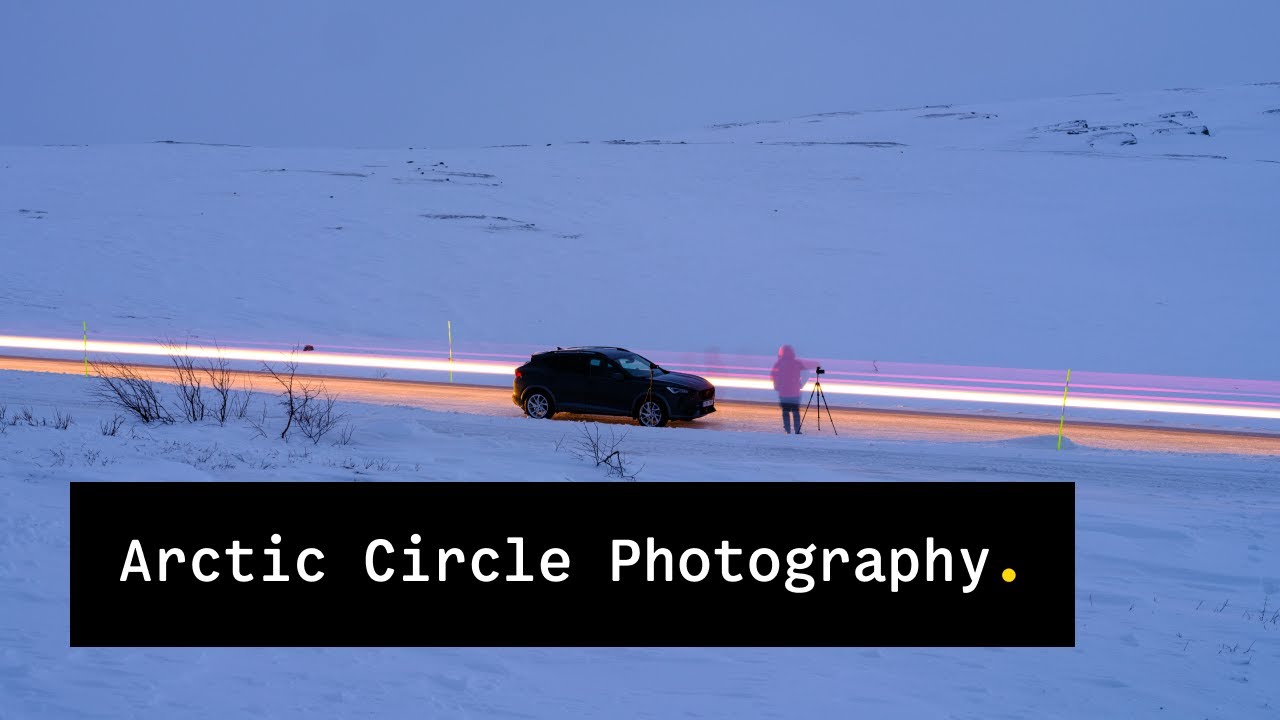 Arctic Circle Photography while Driving to Lofoten