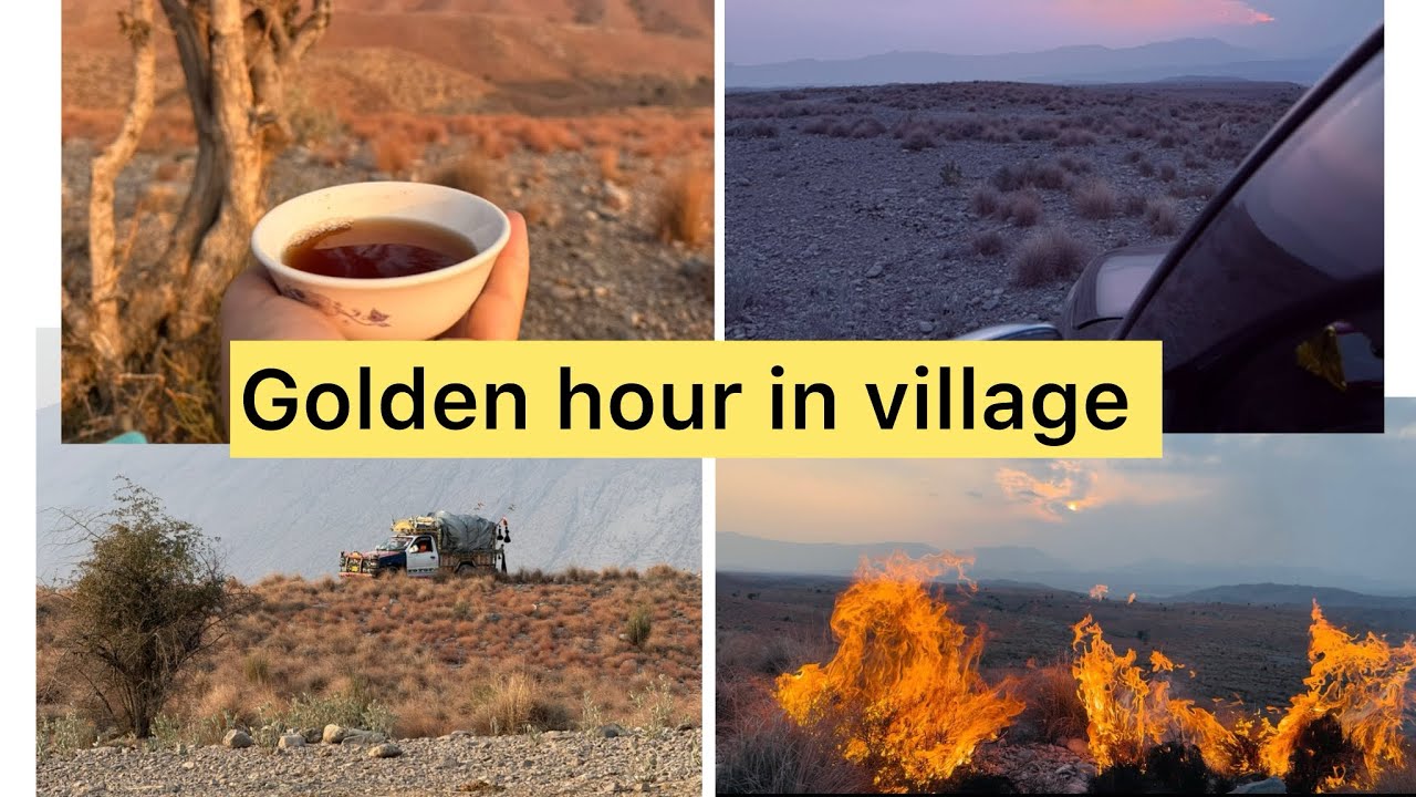 Village beauty || Mountain Sunset 🌅 || Tasty Chai 